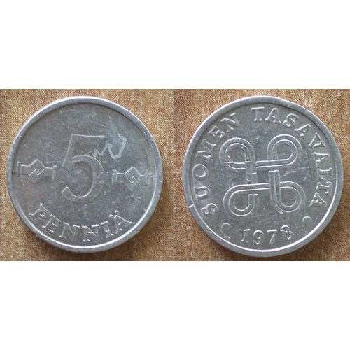 Finlande 5 Pennia 1978 Piece Europe Penny