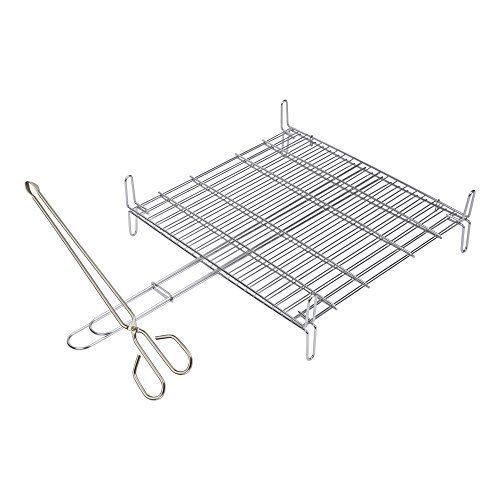 PARRILLA DOBLE INOX 18/8