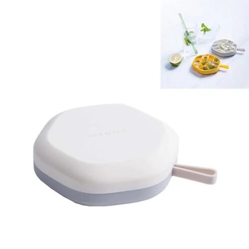 Moule À Glaçons Hexagonal-Boîte De Rangement Créative Diy,Blanc