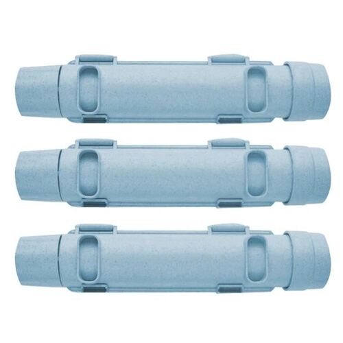 Ensemble D'outils De Fabrication De Sushis-3 Pièces Modèle De Baril Circulaire,Bleu Blé-Bleu Blé