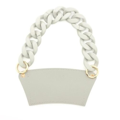 Sangle De Téléphone-Bracelet En Plastique Gris Clair Diy Carry Sleeve Gris Clair