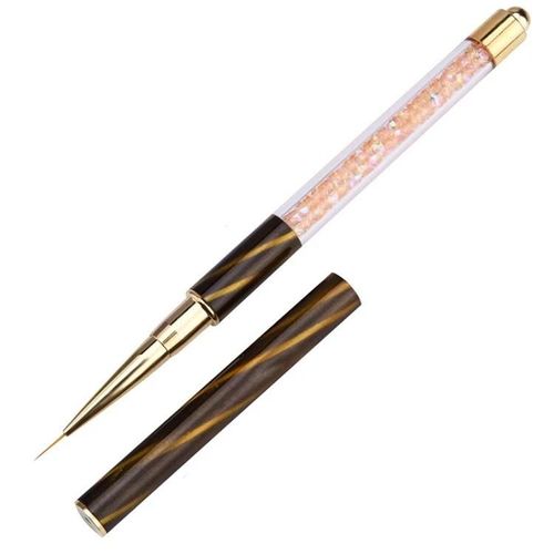 Outil À Ongles ?Il De Chat-3 Pcs Stylo De Luminothérapie Avec Motif De Diamant,6 # Bande Orange (Ligne De Traction Centrale)