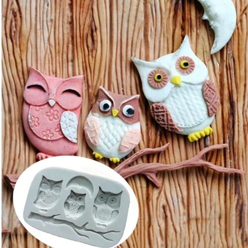 Moule À Fondant Hibou-Décoration De Gâteau En Silicone Pour Friandises Au Chocolat Diy
