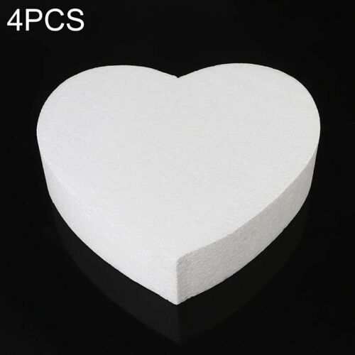 Moule À Gâteau En Forme De Coeur-4 Pièces Ensemble D'entraînement Au Fondant En Mousse,10cm/8