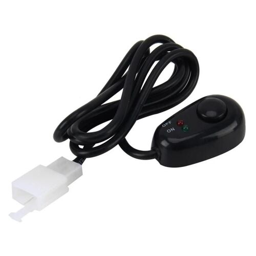 Interrupteur À Bascule De Voiture-3 Broches Dc12/24v Avec Indicateur Rouge/Vert,Câble De 90cm