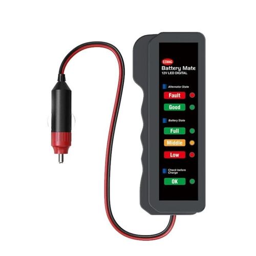 Testeur De Batterie Automobile 12v-Diagnostic De Panne Et Chargeur De Voiture |