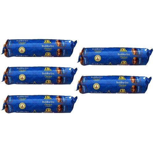 Charbons CHICHA/ENCENS 5 Rouleaux = 50 Pastilles Buddha Lite