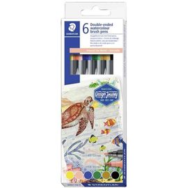 Staedtler Feutre Double Pointe "Australie", Étui Carton De 6