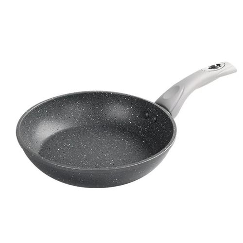 Poêle À Frire Antiadhésive-Maifan Stone,24cm Compatible Induction Et Gaz,Gris