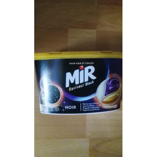 lessive mir pour vetement noir