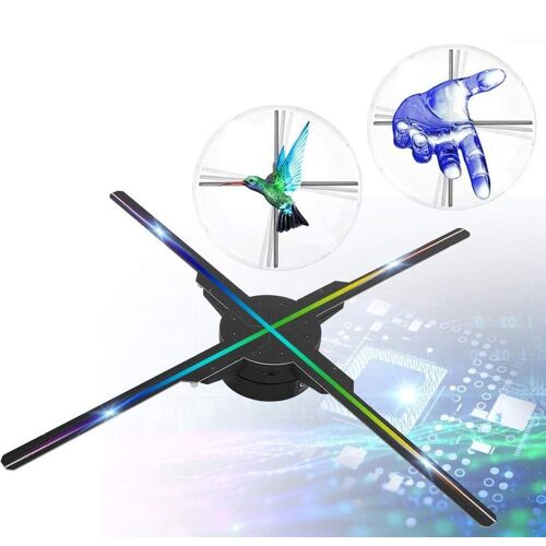 Projecteur WiFi, Bluetooth, Hologramme APP Projecteur holographique WiFi 3D, 65CM 1152*1152dpi Projection 3D WiFi Centre Commercial, Cinema, Aéroports, négozi