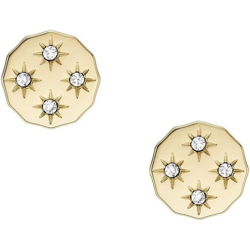 Kalanka-Fossil Boucles D'oreilles En Acier Inoxydable Disc Pour Femmes