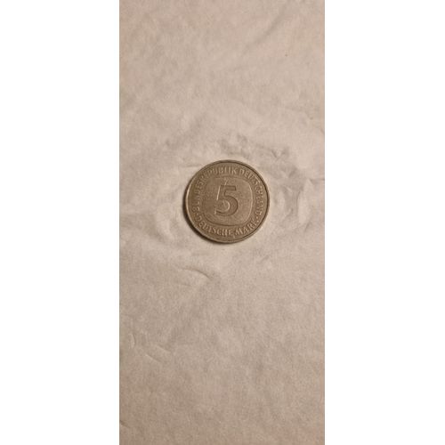Rare Pièce De 5 Mark De 1975