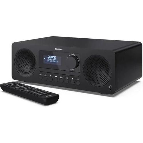 Sharp XL-B720D(BK) ensemble audio pour la maison Système micro audio domestique 30 W Noir