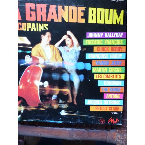Coffret 3 Vinyles La Grande Boum Des Copains - Hallyday Chuck Berry Martin Circus