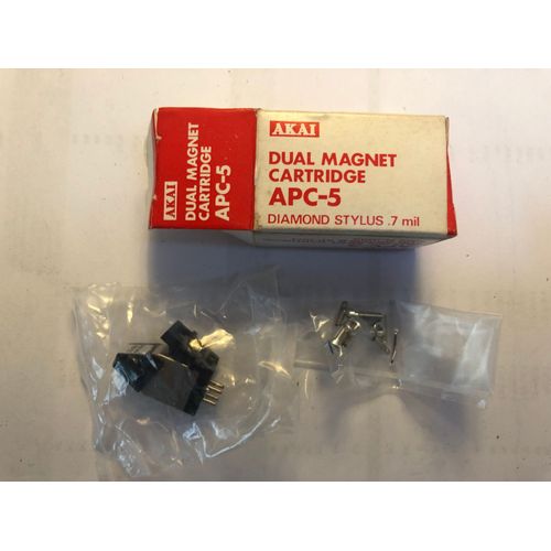 AKAI - APC-5 - DUAL MAGNET CARTRIDGE - CELLULE + SAPHIR - Diamond stylus 7 mil