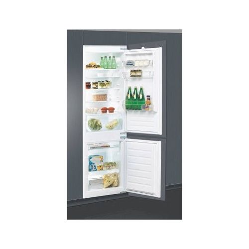 Réfrigérateur-congélateur Whirlpool ART 6600 LH E - congélateur bas - encastrable - niche - 56x55x177.6 cm (lxpxh) - 273 litres - classe E - blanc