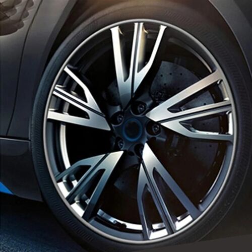 Moulures De Garniture De Moyeu De Roue De Voiture-Bande De Décoration Flexible Anti-Rayures 8m