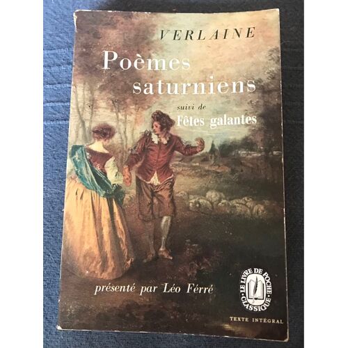 Poèmes Saturniens Verlaine
