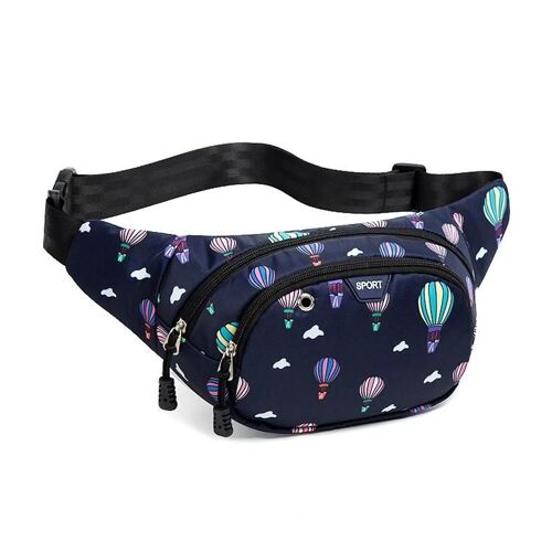 Ladies Sports Running Waist Bag-10"" Portefeuille extérieur bleu foncé par ballon bleu foncé