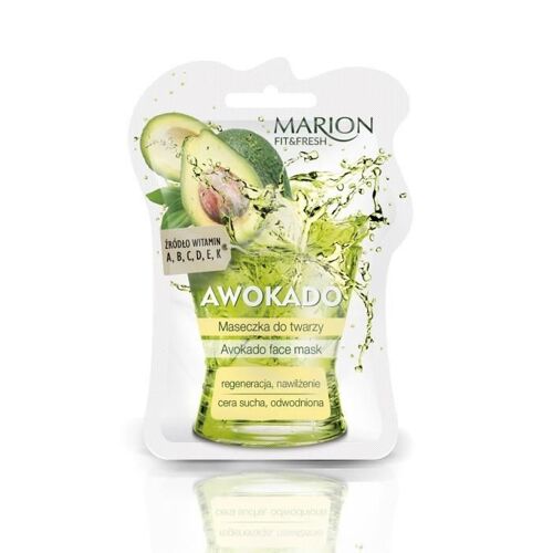 Fit&fresh Face Mask Maseczka Do Twarzy Regeneracja I Nawil?Enie Awokado 7.5ml 
