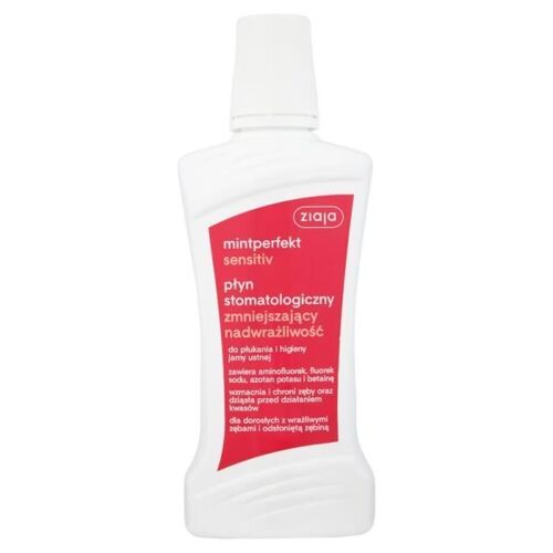 Mintperfekt Sensitiv P?Yn Stomatologiczny Zmniejszaj?Cy Nadwra?Liwo?? 500ml 