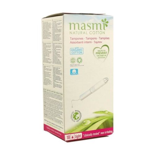 Masmi Natural Cotton - Tampons Light 18 Unités 
