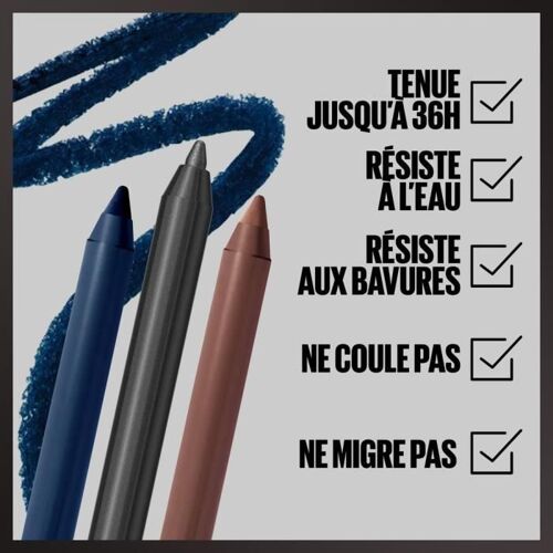 Maybelline New York - Tattoo Liner Crayon Yeux Effet Tatouage 983 Metallic Nights 1.3 G 