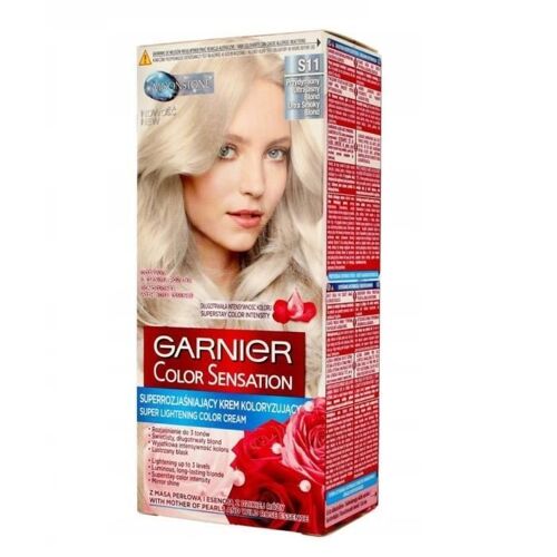 Color Sensation Cream Super Lightening Superrozja?Niaj?Cy Krem Koloryzuj?Cy S11 Przydymiony Ultrajasny Blond 