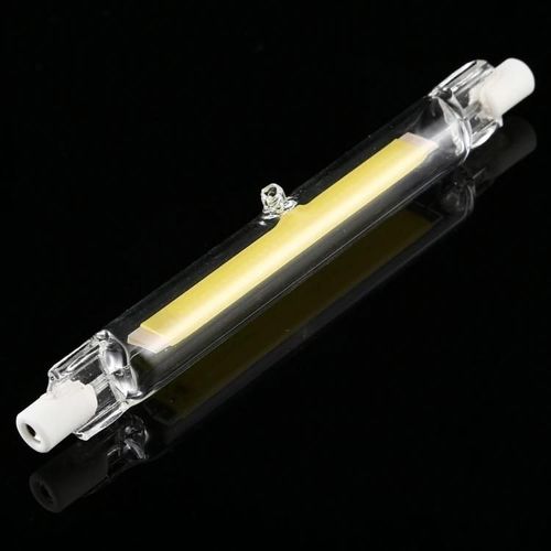 Ampoule Led Cob R7s 220v 7w-Tube En Verre De 118mm,Lumière Blanche Naturelle 4000k