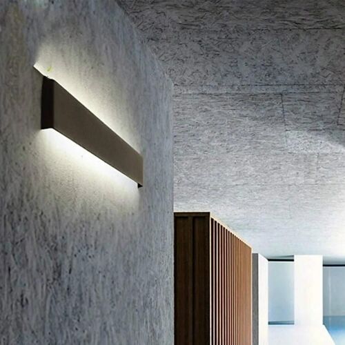 Applique Murale Led-Éclairage Noir Minimaliste Moderne Pour Le Salon Et Le Couloir,15cm 6w Lumière Blanche