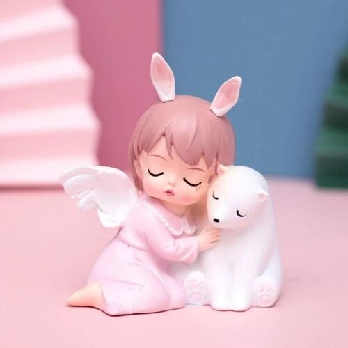 Lampe De Chevet-Veilleuse Ours Assis Rose,Décoration De Chambre Par