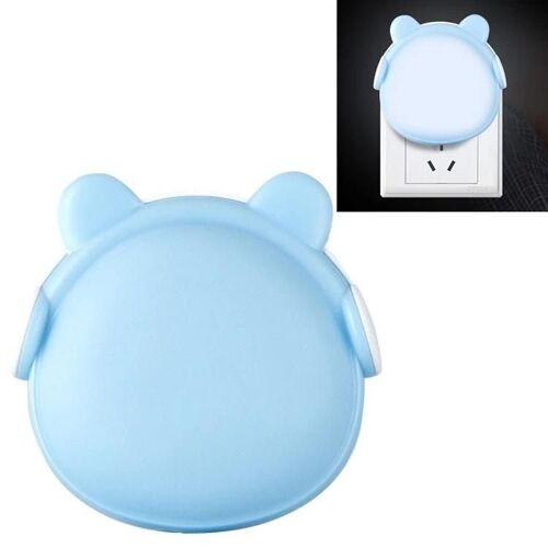 Veilleuse Led-Contrôle Intelligent De La Lumière,Économie D'énergie,4 Pièces,Bleu,Prise Us Bleu