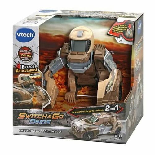 Figurine D?Action Vtech Switch & Go Dines Sparle le rallye convertible Gorilla