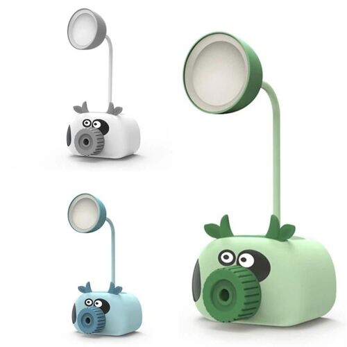 Taille-Crayon & Support De Téléphone Portable-Lampe De Chevet Veilleuse,Couleur Aléatoire