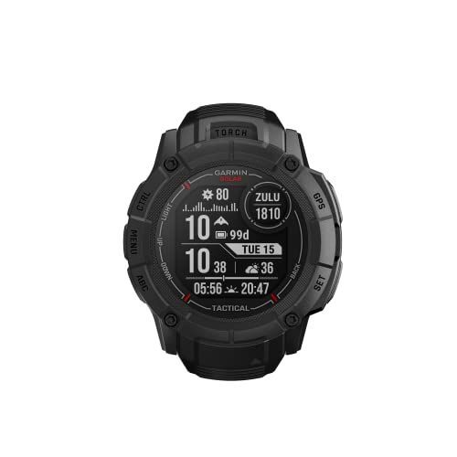 Montre Connectée Mixte Garmin Instinct 2x Solar Tactical Edition 010 02805 03 Noir