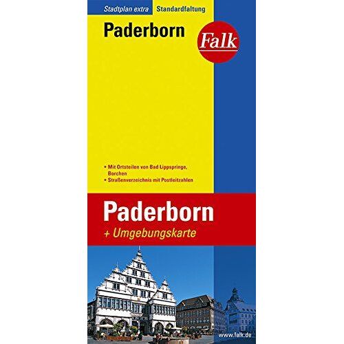 Falk Stadtplan Extra Paderborn 1:20 000