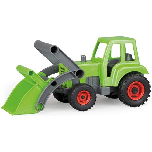 Lena 04213 Ecoactive Tracteur Avec Pelle Avant 35 Cm Pour Enfants À Partir De 2 Ans Et Plus De 2 Ans Avec Poignée Et Pelle De Chargement Mobile, Odeur Naturelle En Bois