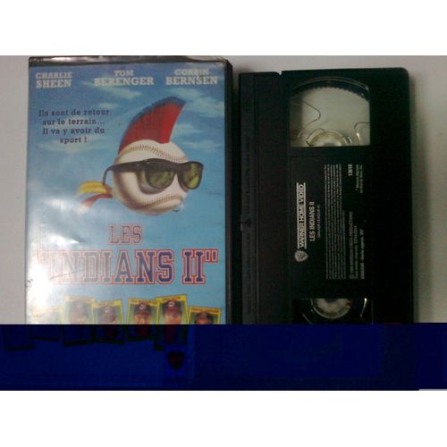 Cassette Vidéo Vhs - Les Indians 2 - Charlie Sheen