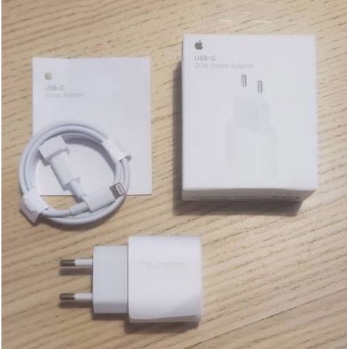 Chargeur Rapide 20w  Pd Iphone 6 7 8 10 11 12 13 Xr Xs Pro Mini + Cordon Usb-C
