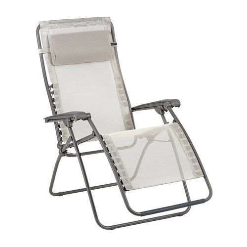 Fauteuil Relax Pliant Lafuma Rsxa Clip - Beige Seigle