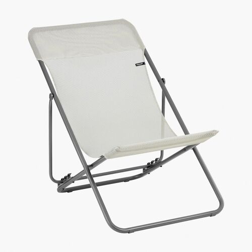 Chaise Longue Lafuma Maxi Transat - Beige Seigle - Set Of 2