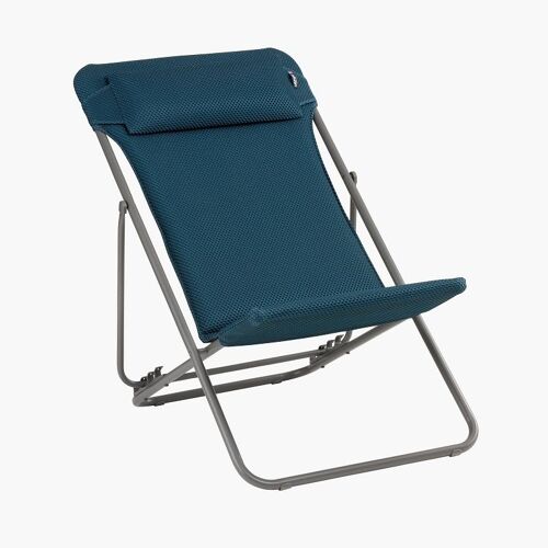 Chaise Longue Lafuma Maxi Transat Becomfort - Bleu Encre