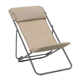 Chaise Longue Lafuma Maxi Transat Becomfort - Beige Moka