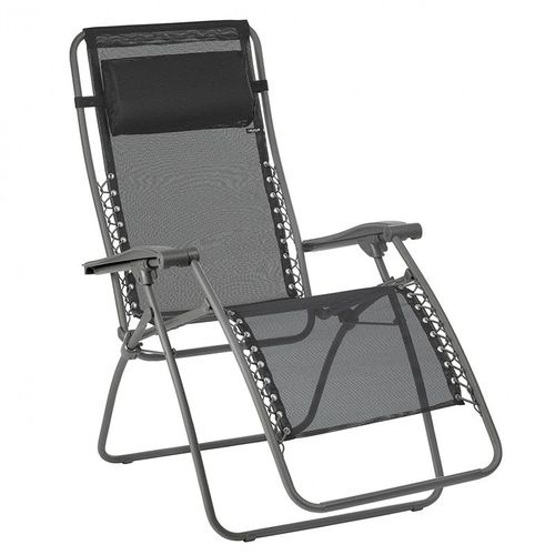 Fauteuil Relax Pliant Lafuma Rsxa Batyline Iso - Noir