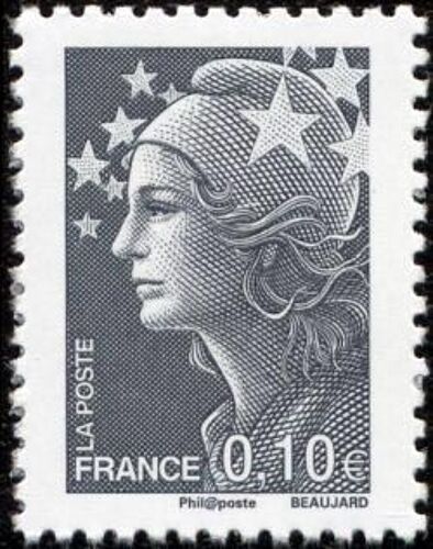 Timbre France 2008 Oblitéré - Marianne Et Les Valeurs De L'europe 0.10 - Yt4228