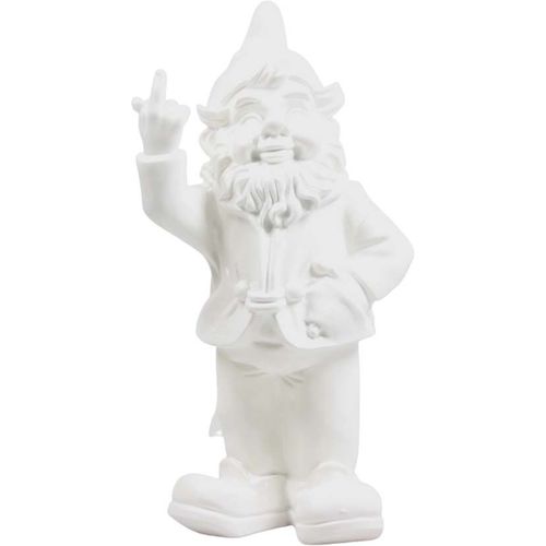 Nain De Jardin En Résine F*Ck 16 X 12 X 32 Cm