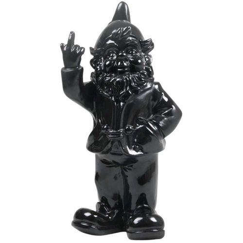 Nain De Jardin En Résine Doigt D'honneur 7 X 8 X 20 Cm