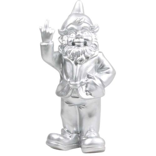 Nain De Jardin En Résine F*Ck 16 X 12 X 32 Cm