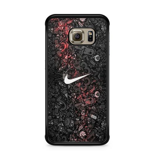 Coque De Téléphone - Coque En Folie - Compatible Samsung Galaxy S6 Nike Virgule Sport Air Force Design Paris Ref 4894